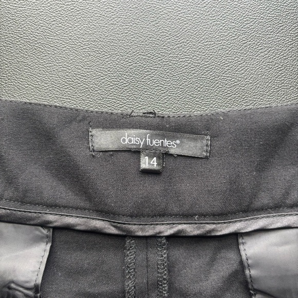 Women’s Daisy Fuentes Black High Waist Shorts Size 14 | NWT Sailor Button Front - Picture 5 of 7